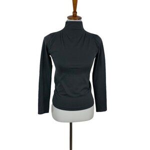 Dynamic USA Womens Gray Stretch Long Sleeve Top One Size Basic Layer